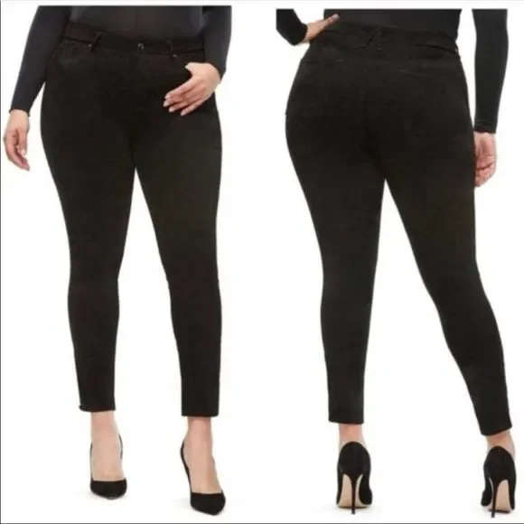 Good American Good Legs Black Jeans Plus Size 24 - Picture 3 of 8